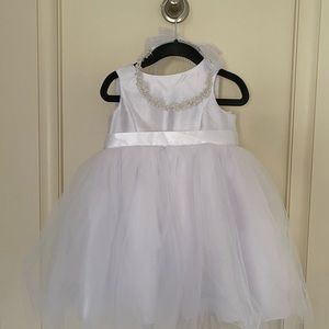 White Flower Girl Dress
